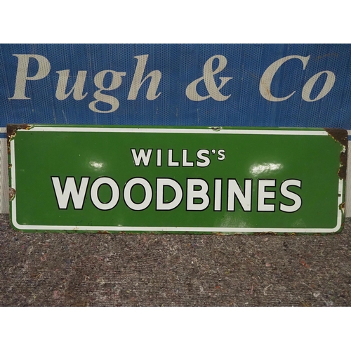 133 - Enamel sign - Wills's Woodbines 9