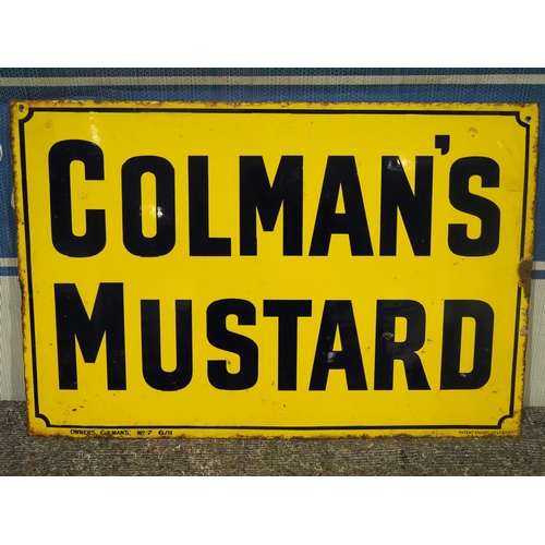 139 - Enamel sign - Colman's Mustard 16