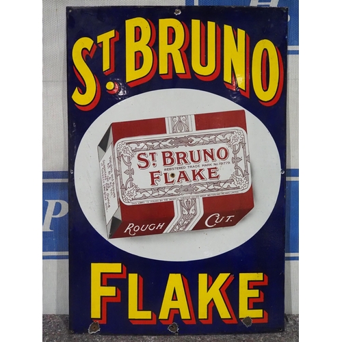 148 - Enamel sign - St. Bruno Flake 36