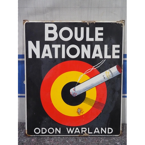 15 - Enamel sign - Boule Nationale Odon Warland 26
