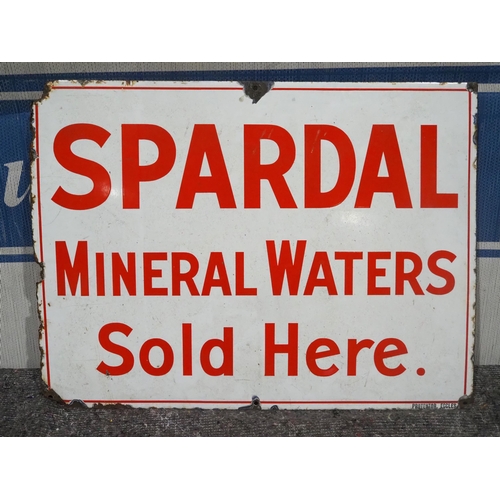 160 - Enamel sign - Spardal Mineral Waters 18