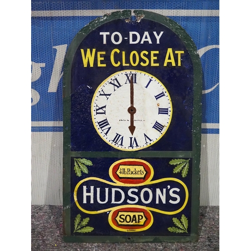 166 - Enamel sign - Hudson's Soap 18