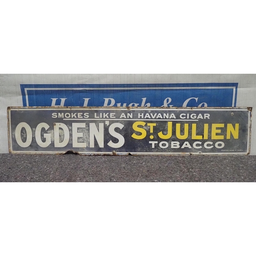 179 - Enamel sign - Ogden's St. Julien Tobacco 12