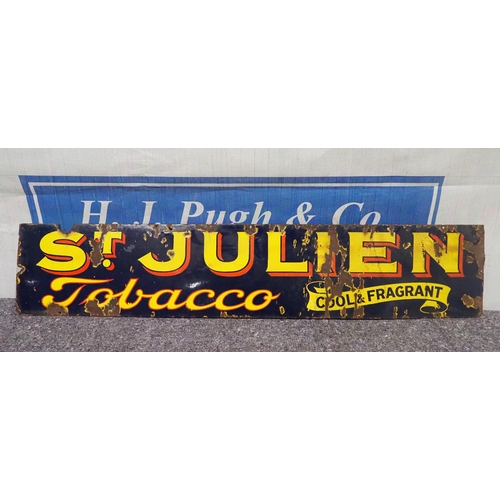 180 - Enamel sign - St. Julien Tobacco 12