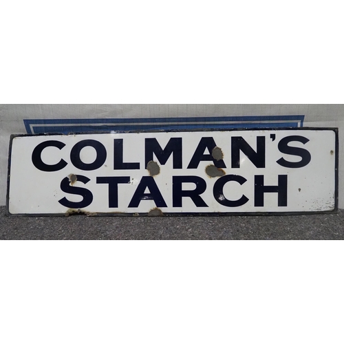 200 - Enamel sign - Colman's Starch 16