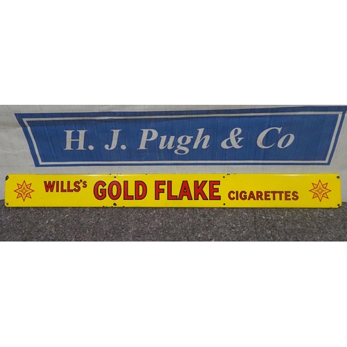 201 - Enamel sign - Wills's Gold Flake Cigarettes 6