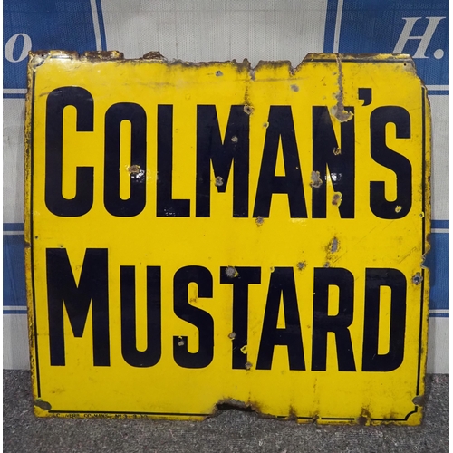 204 - Enamel sign - Colman's Mustard 36