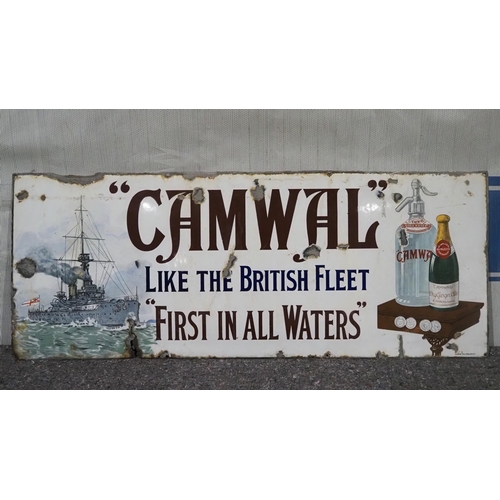 207 - Enamel sign - 'Camwal' 19