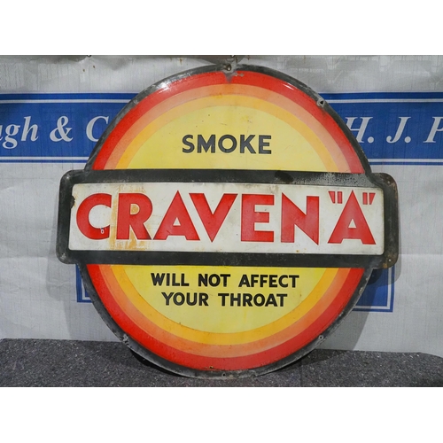 210 - Enamel sign - Smoke Craven 'A' 47