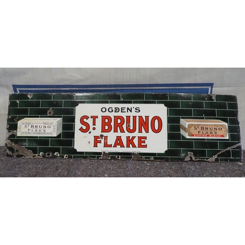 30 - Enamel sign - Ogden's St. Bruno Flake 17