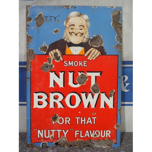 38 - Enamel sign - Nut Brown 30