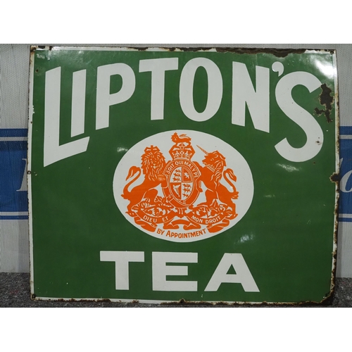 50 - Enamel sign - Lipton's Tea 27