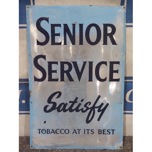 58 - Tin sign - Senior Service Tobacco 36