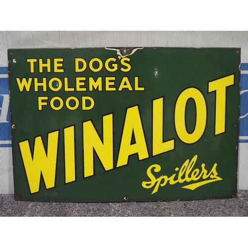 7 - Enamel sign - Spillers Winalot Dog Food 20
