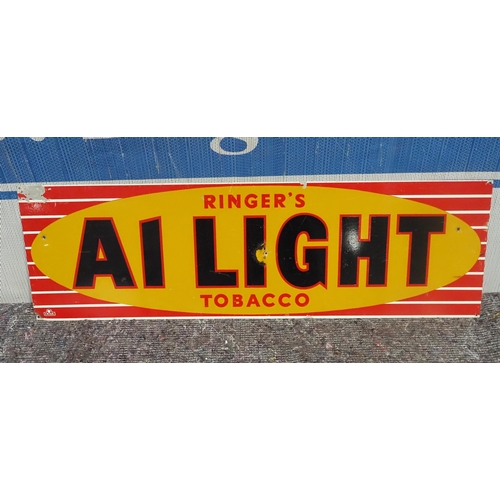 70 - Tin sign - Ringer's A1 Light Tobacco 8