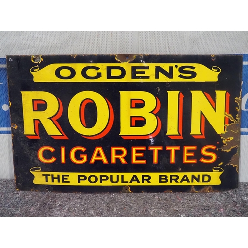 Enamel sign - Ogden's Robin Cigarettes 18