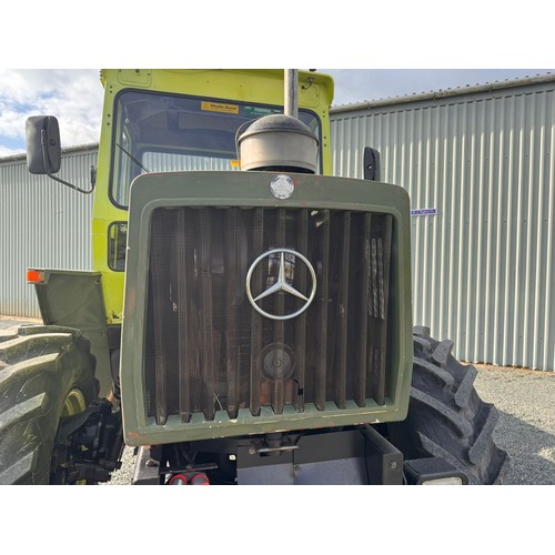 288 - Mercedes-Benz MB TRAC 1000 tractor. 1987. Showing 9382 hours. Sold new by Mudie-Bond Kidderminster. ... 