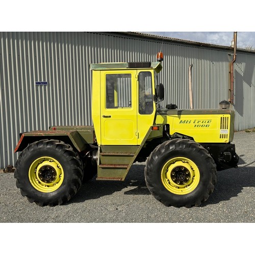 288 - Mercedes-Benz MB TRAC 1000 tractor. 1987. Showing 9382 hours. Sold new by Mudie-Bond Kidderminster. ... 