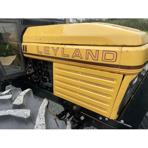 284 - Leyland 804 tractor. 1980. PUH, 2 x DASV's, front weights and new tyres. Was bought new by a friend ... 