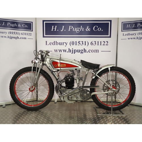 733 - Wallis-Rudge Speedway motorcycle. 1929
Believed ridden by Frank Arthur.
Frame - Wallis (England), 2 ... 