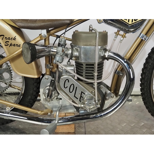 738 - Cole Speedway motorcycle. 1973
Frame - Cole (England)
Engine - Cole 500cc mk. 3 (Jawa bore and strok... 