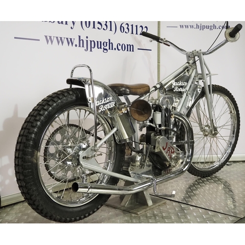 751 - Rotrax-J.A.P Speedway motorcycle. 1965. Believed ridden by Ronnie Genz
Frame - Jackson Rotrax (Engla... 