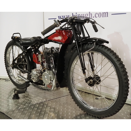 754 - Rudge Speedway motorcycle. 1929.
Believed ridden by Billy Galloway.
Frame - Rudge D.T (England), now... 