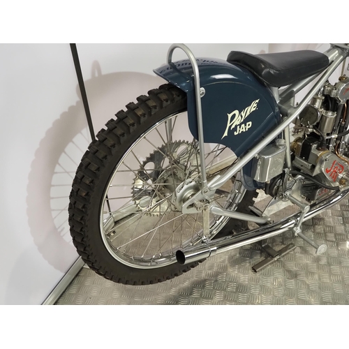 773 - Payne-J.A.P Speedway motorcycle. 1949
Frame - Payne (England), very unusual frame made in Sheffield ... 