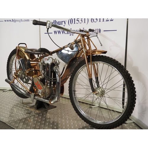 778 - Mitchell Special-J.A.P Speedway motorcycle. 1950
Believed ridden by Dick Campbell.
Frame - Mitchell ... 