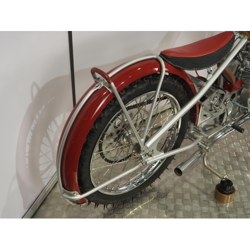 795 - Jawa Ice-Racer Speedway motorcycle. 1973.
Believed ridden by Joe Hughes.
Frame - Jawa (Czechoslovaki... 
