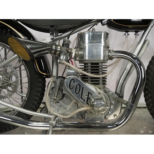 802 - Jawa-Cole Speedway motorcycle. 1971 
Frame - Jawa (Czechoslovakia), standard 890 cycle parts through... 