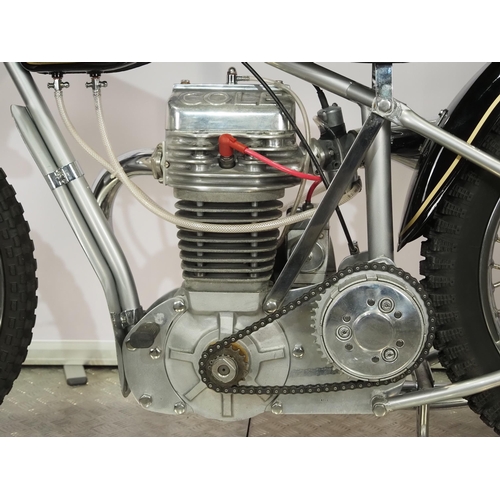 802 - Jawa-Cole Speedway motorcycle. 1971 
Frame - Jawa (Czechoslovakia), standard 890 cycle parts through... 