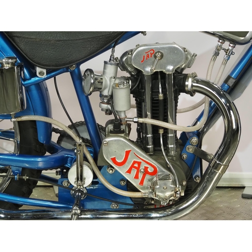 803 - Neath (Staride)-J.A.P Speedway motorcycle. 1954. Believed ridden by J. Neath.
Frame - Neath-Staride ... 