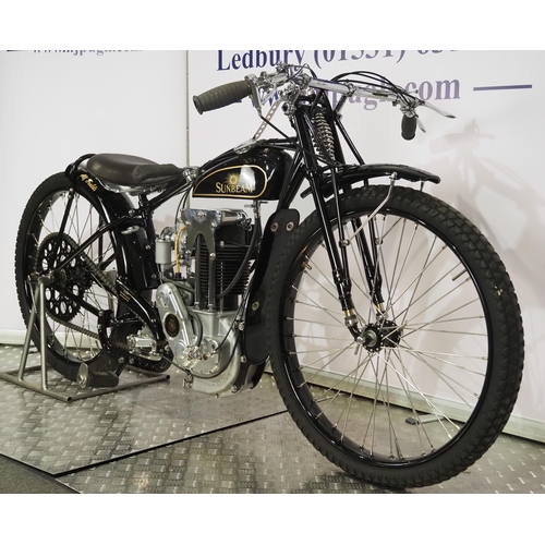 807 - Sunbeam Speedway motorcycle. 1930.
Believed raced by Alf Foulds.
Frame - Sunbeam mk. 2 (England), a ... 