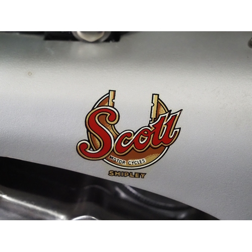 810 - Scott Speedway motorcycle. 1930. 
Believed raced by Frank Charles in 1930.
Frame - Scott mk. 2 (Engl... 