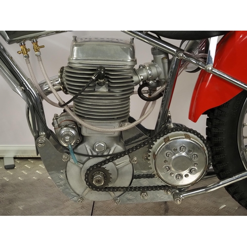 814 - Mattingly-ESO Speedway motorcycle. 1966.
Believed ridden by Ron Mountford.
Frame - Maur-Matt (Englan... 