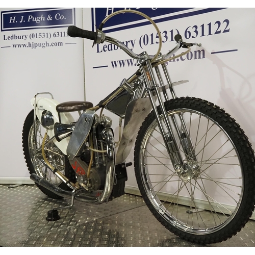 825 - Mattingly J.A.P  speedway motorcycle.1964
Believed ridden by Doug Templeton for Edinburgh.
Engine No... 