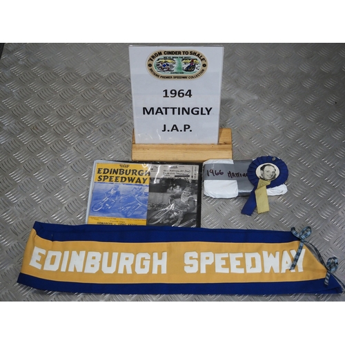 825 - Mattingly J.A.P  speedway motorcycle.1964
Believed ridden by Doug Templeton for Edinburgh.
Engine No... 