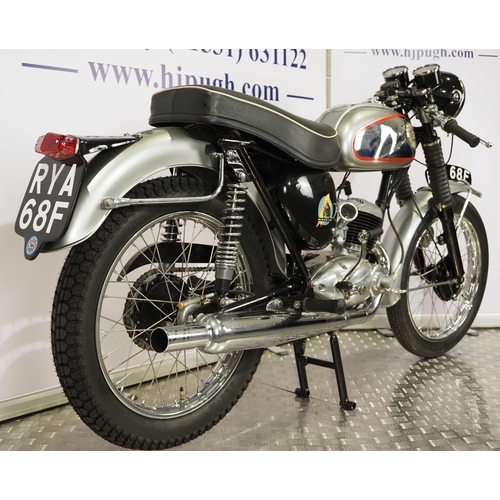 713 - BSA Bantam D14/4/S motorcycle. 1968. 175cc. 
Engine No. D14B D105
Frame No. D14B D105
Comes with buf... 