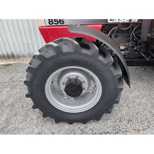 286 - Case 856XL Plus tractor. 1996. Showing 9047 hours, new Good Year tyres, 2 x DASVs, Dromone PUH. V5