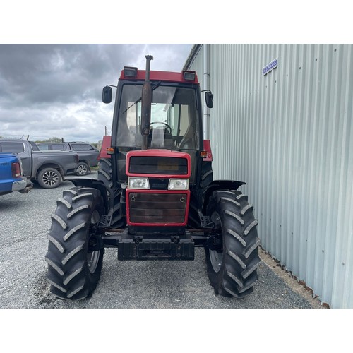286 - Case 856XL Plus tractor. 1996. Showing 9047 hours, new Good Year tyres, 2 x DASVs, Dromone PUH. V5