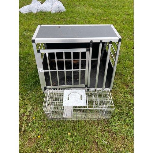 114 - Trap and dog cage