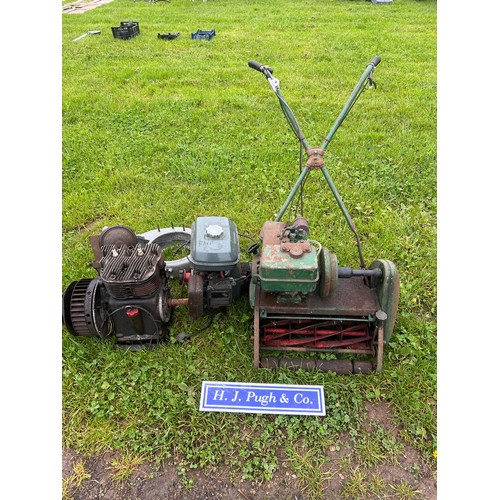 130 - Cylinder mower and 2 engines