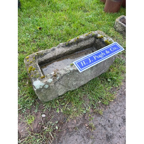 152 - Stone trough 3 x 1ft