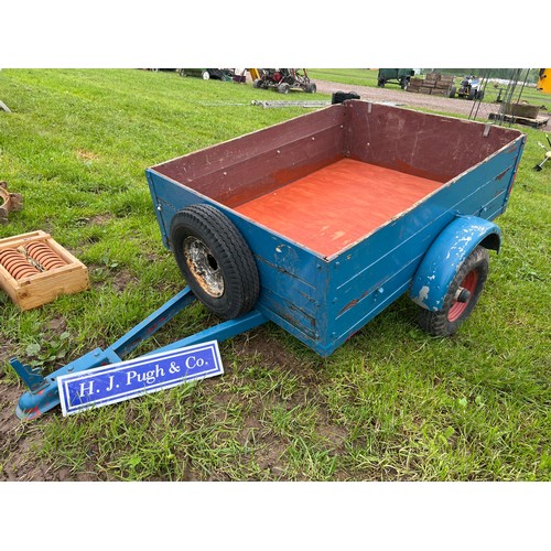 168 - Single axle car trailer