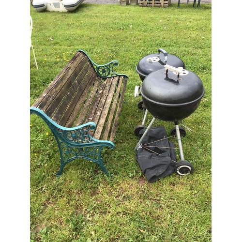 227 - Weber BBQs and garden bench