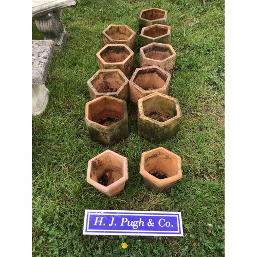 237 - Terracotta planters