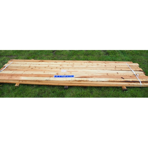 1063 - Mixed Cedar boards 3.6m - 22