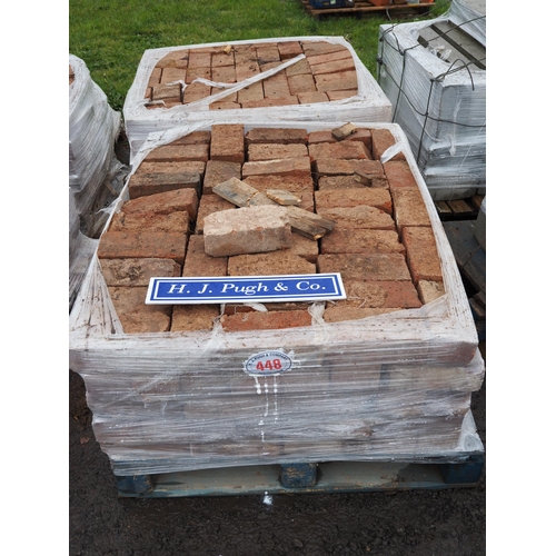 448 - Pallets of reclaimed bricks - 2