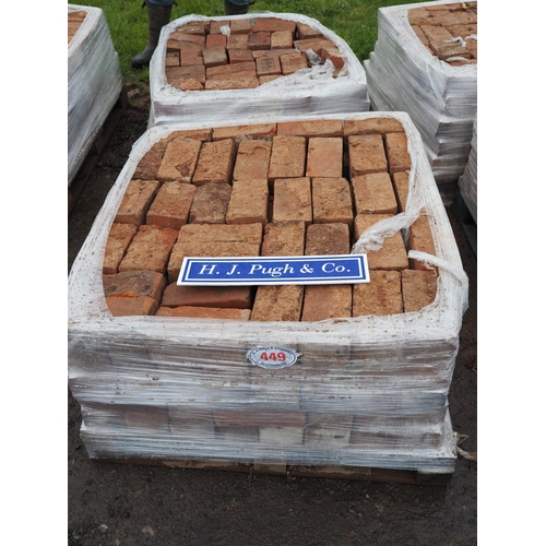 449 - Pallets of reclaimed bricks - 2